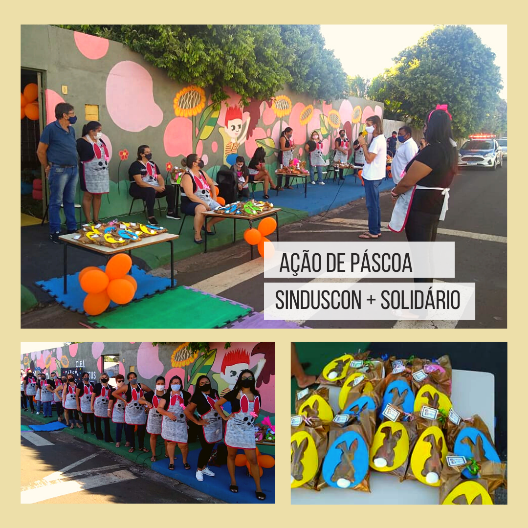 Sinduscon + Solidário realiza doação de páscoa para Centro de Educação Infantil em Londrina